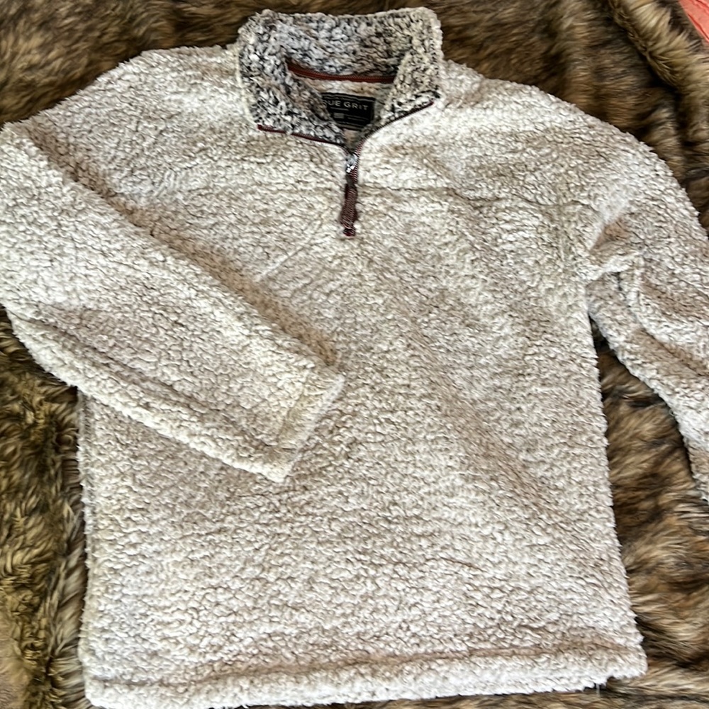 True Grit quarter zip size S